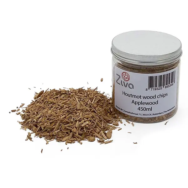 Ziva Aromatic Wood Moth Chips Apple (450ml) for cold smoking