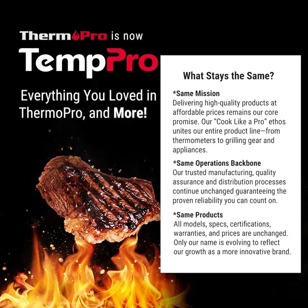 TempPro Digital Thermometer TP03B for Direct Temperature Measurement