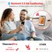 ThermoPro TP358 Bluetooth binnenthermometer en hygrometer met klok, verlicht display, bereik van 80 meter en gegevensexport